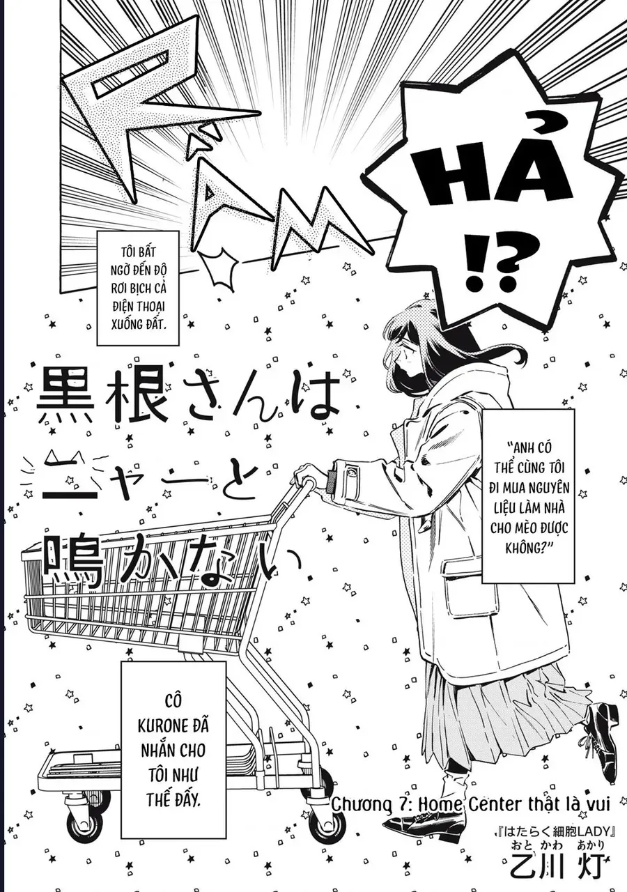 Kurone-San Wa Nyaa To Nakanai Chapter 7 - Trang 3