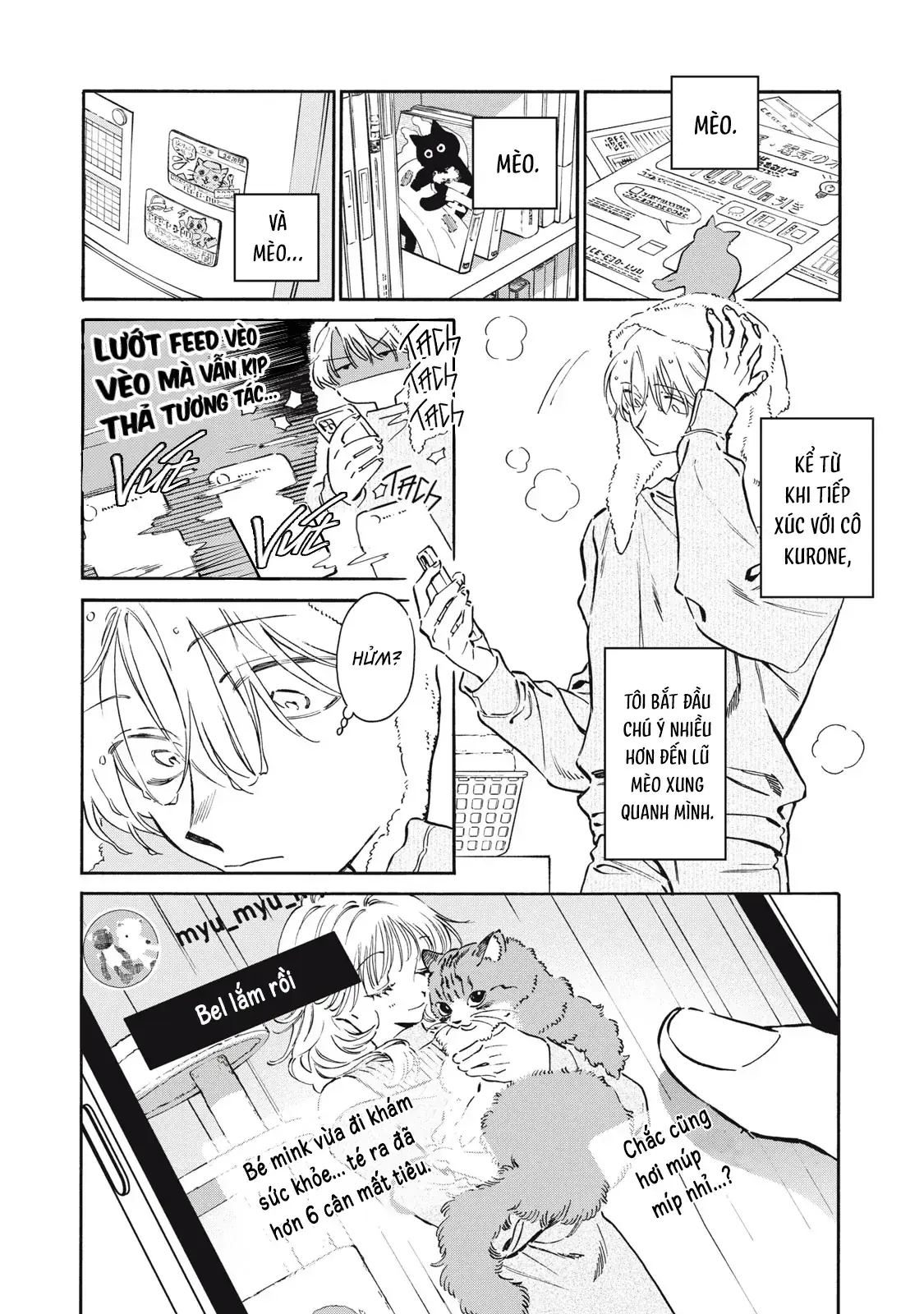 Kurone-San Wa Nyaa To Nakanai Chapter 8 - Trang 3