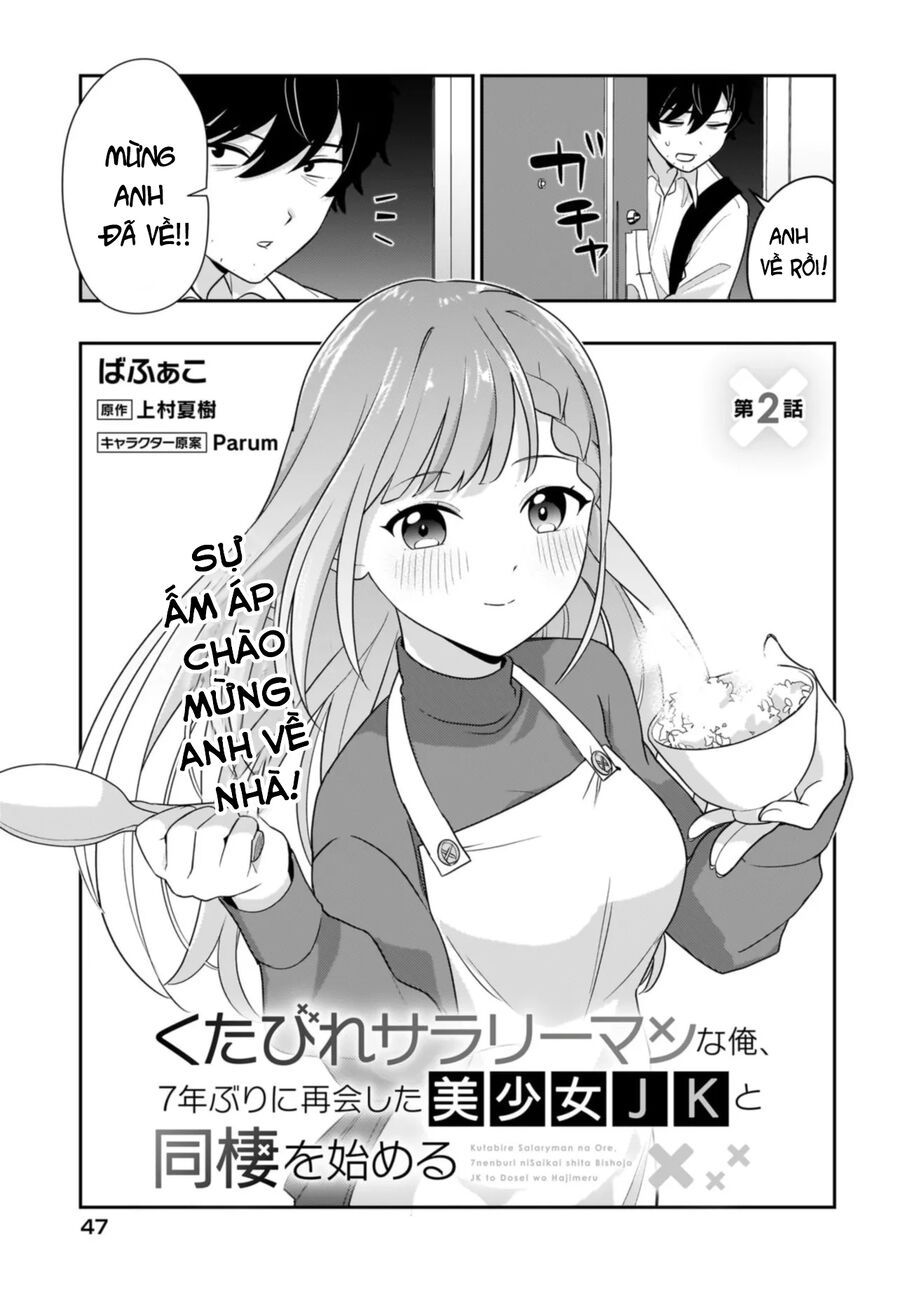 Kutabire Salarymen No Ore, 7Nenburi Ni Saikai Shita Bishoujo Jk To Dosei Wo Hajimaru Chapter 2 - Trang 7