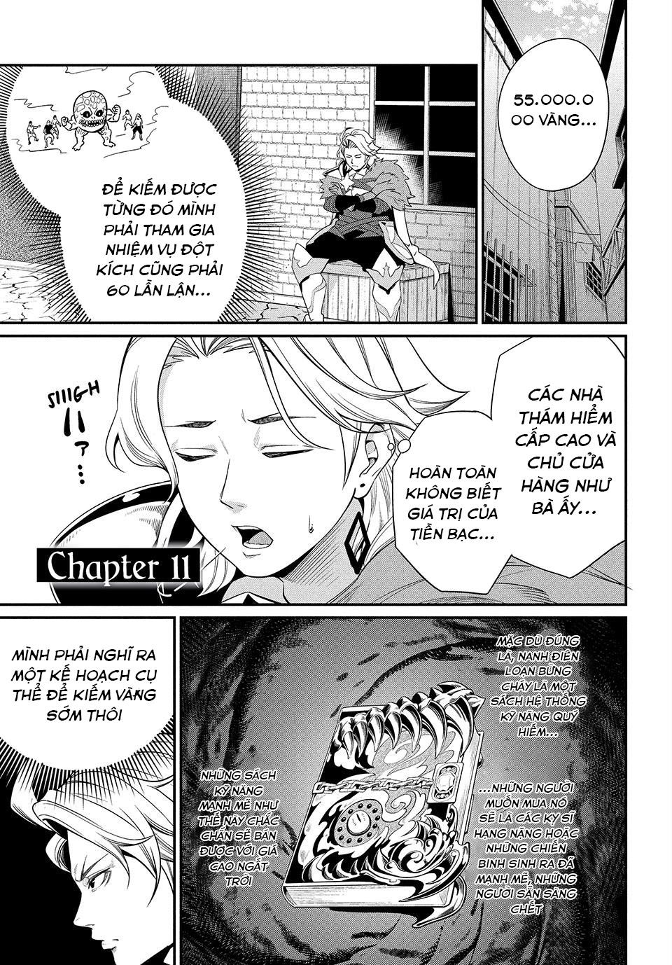 Kỵ Sĩ Chuyển Sinh Bị Lưu Đày, Trở Nên Bất Bại Nhờ Trò Chơi Chapter 11 - Trang 2