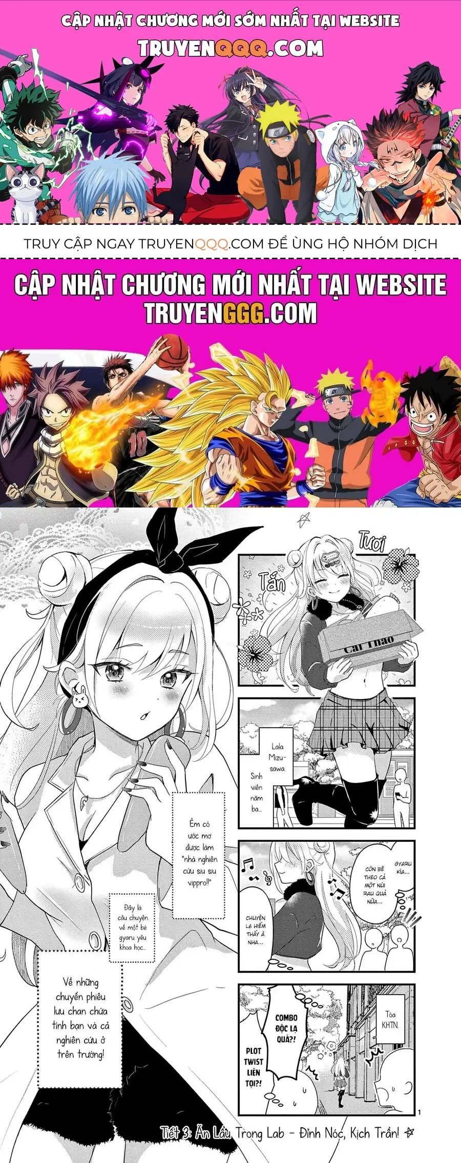 Lalalab☆ ~Gal To Kagaku To Seishun To!~ Chapter 3 - Trang 1