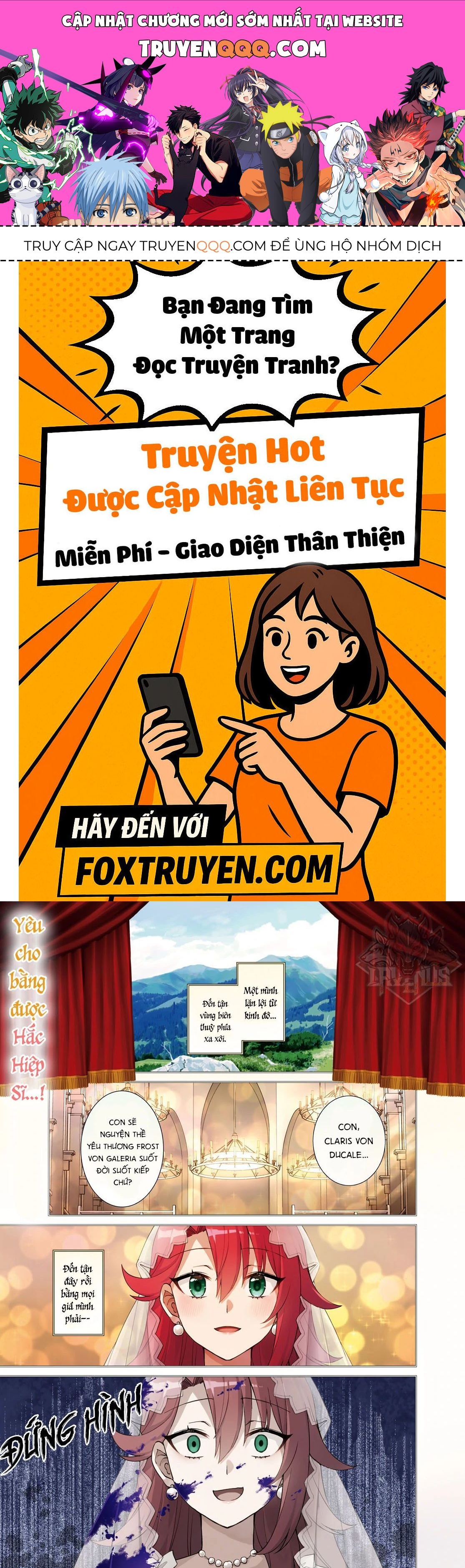 Lệnh Nữ Gia Cảnh Thảm Thương Muốn Đem Lòng Yêu Hắc Hiệp Sĩ Chapter 1 - Trang 1