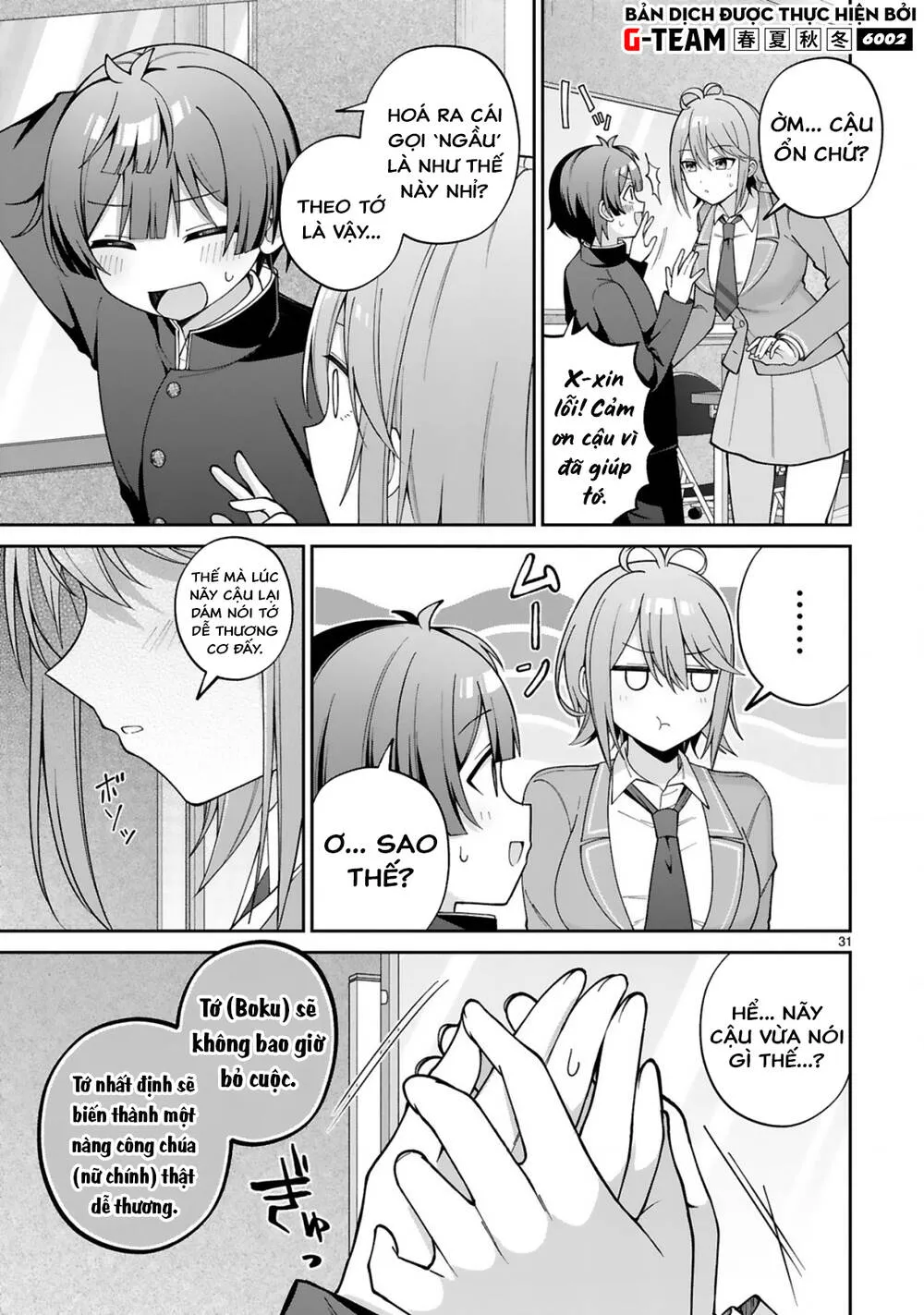 Liệu Một Cô Gái Điển Trai Cũng Có Thể Trở Thành Nữ Chính Dễ Thương Ngọt Ngào Không? Chapter 1 - Trang 32