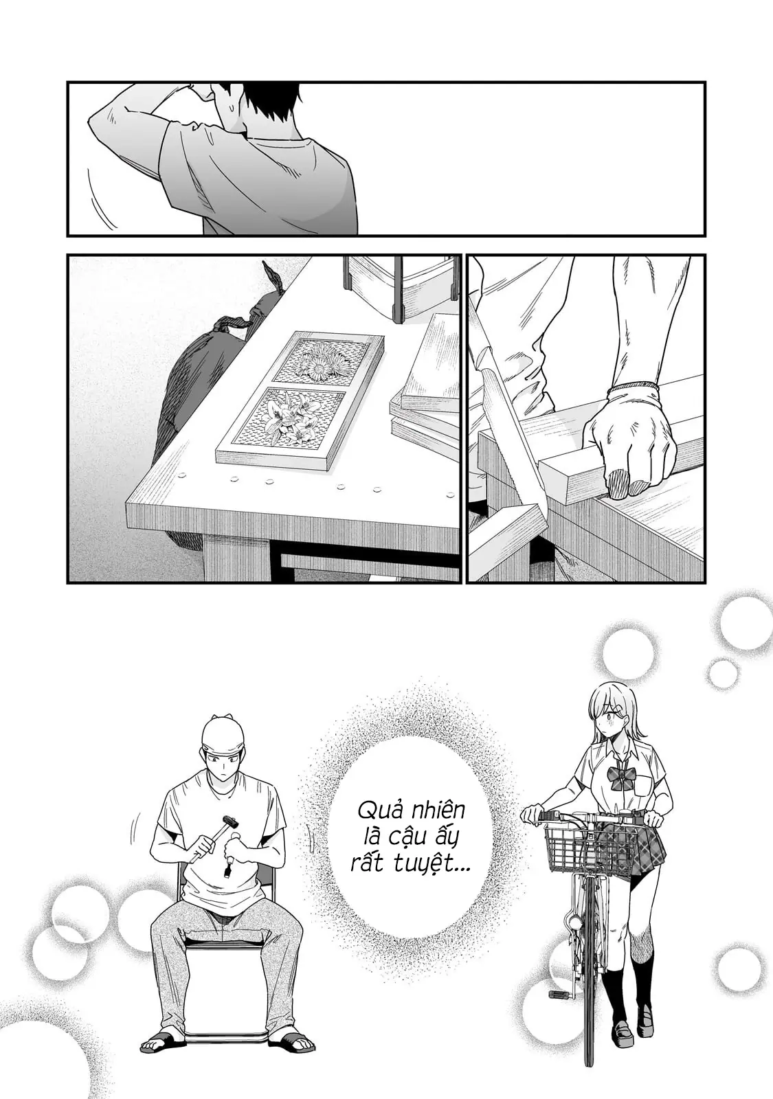 Lỡ tay sửa xe cho nàng Gyaru, ai dè lại bị nàng bám lấy Chapter 2 - Trang 28