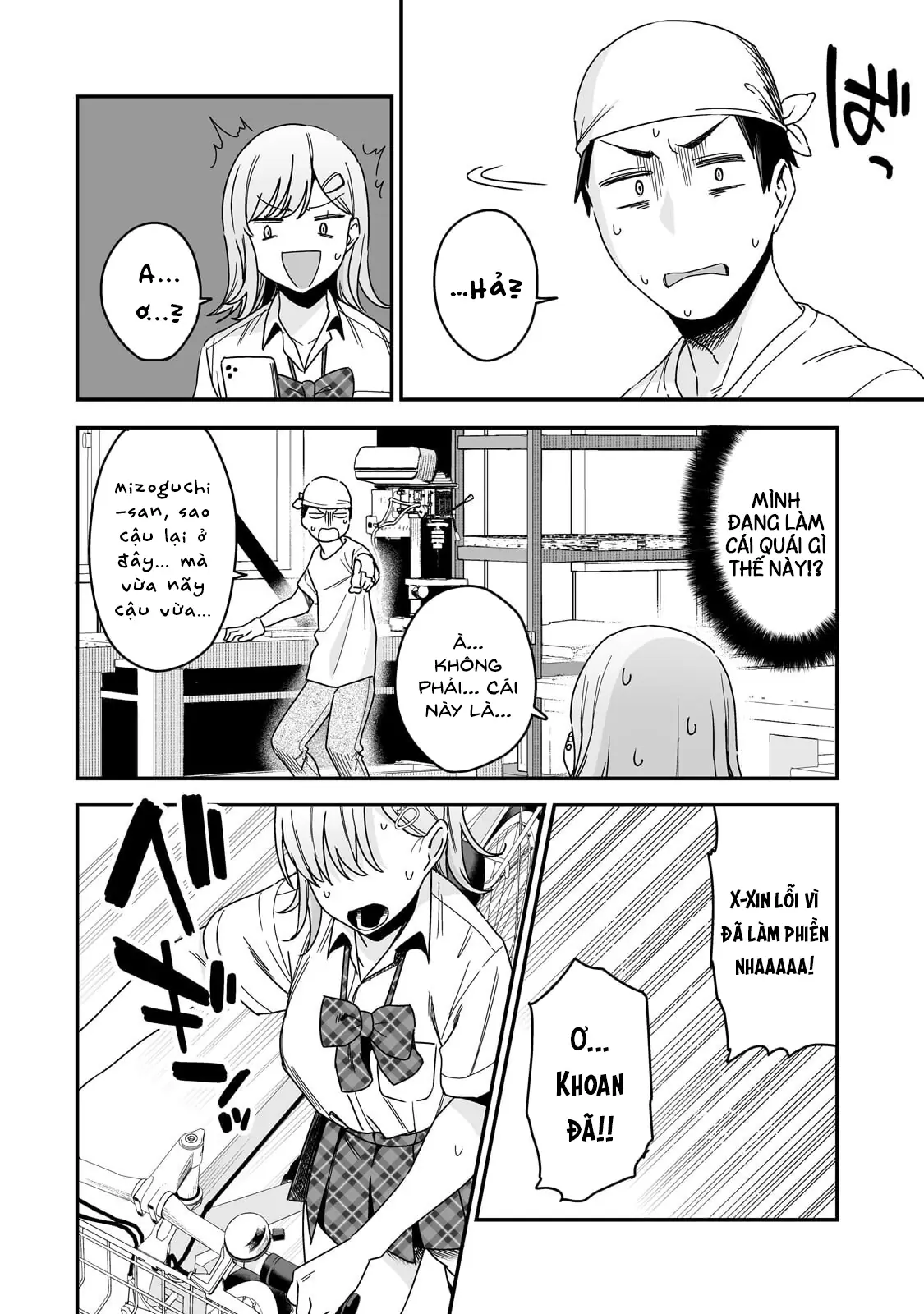 Lỡ tay sửa xe cho nàng Gyaru, ai dè lại bị nàng bám lấy Chapter 2 - Trang 30