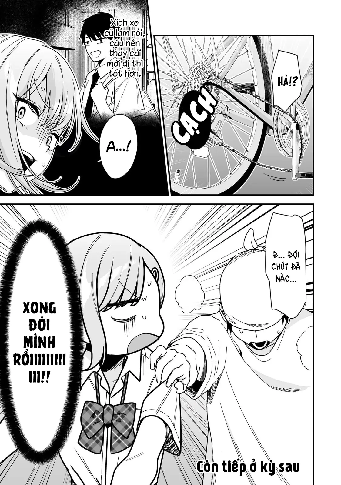 Lỡ tay sửa xe cho nàng Gyaru, ai dè lại bị nàng bám lấy Chapter 2 - Trang 31