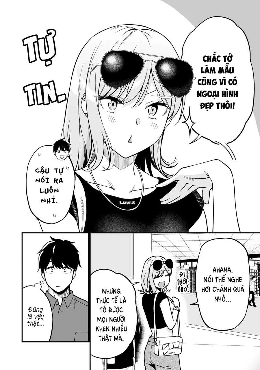 Lỡ tay sửa xe cho nàng Gyaru, ai dè lại bị nàng bám lấy Chapter 4 - Trang 14