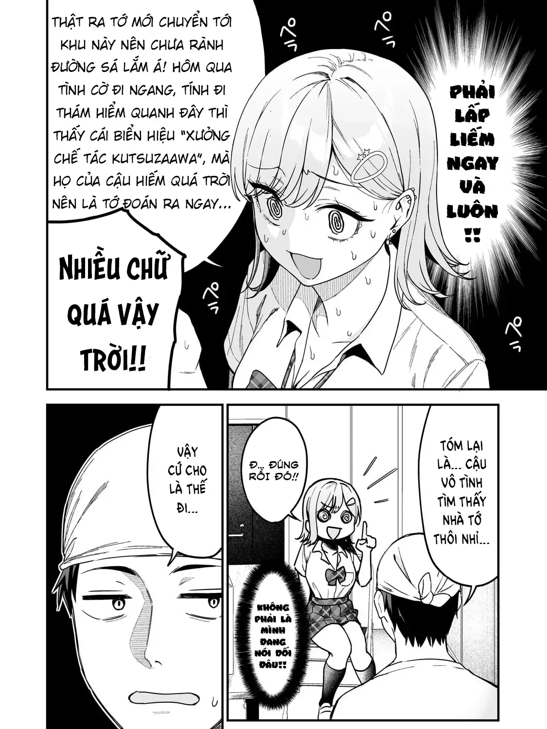 Lỡ Tay Sửa Xe Đạp Cho Nàng Gyaru, Ai Dè Lại Bị Nàng Bám Lấy Chapter 3 - Trang 10