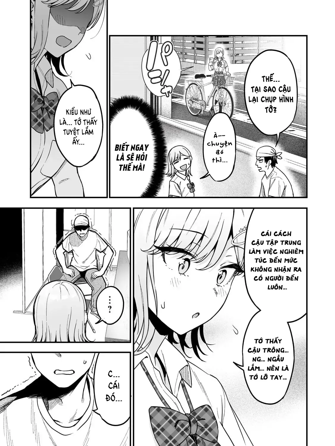 Lỡ Tay Sửa Xe Đạp Cho Nàng Gyaru, Ai Dè Lại Bị Nàng Bám Lấy Chapter 3 - Trang 12