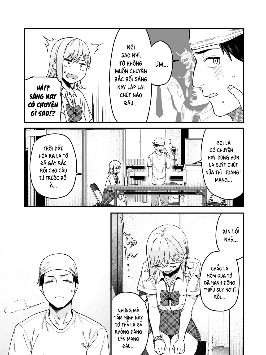 Lỡ Tay Sửa Xe Đạp Cho Nàng Gyaru, Ai Dè Lại Bị Nàng Bám Lấy Chapter 3 - Trang 20