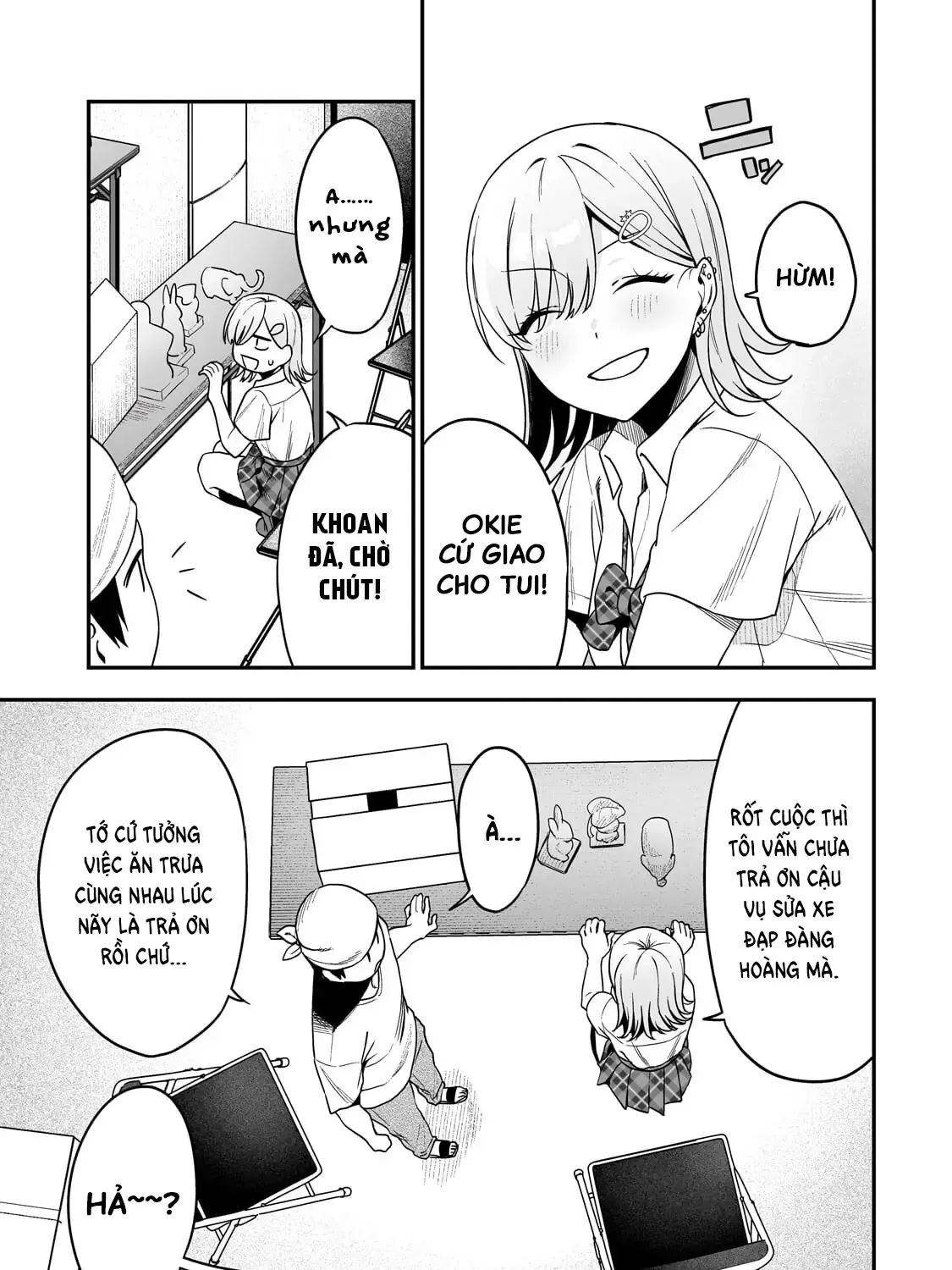 Lỡ Tay Sửa Xe Đạp Cho Nàng Gyaru, Ai Dè Lại Bị Nàng Bám Lấy Chapter 3 - Trang 44