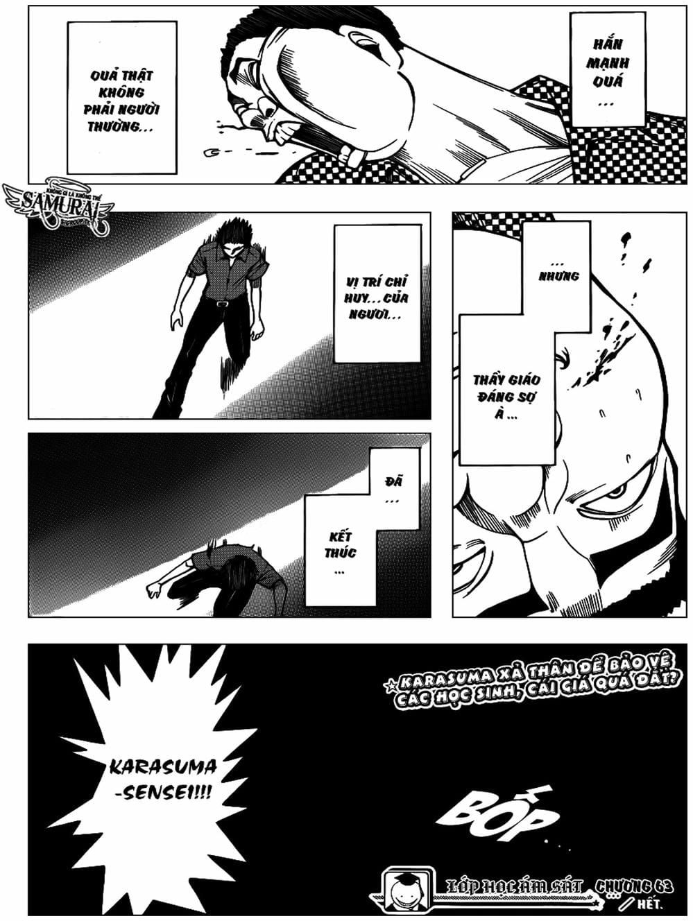 LỚP HỌC ÁM SÁT Chapter 63 - Trang 7