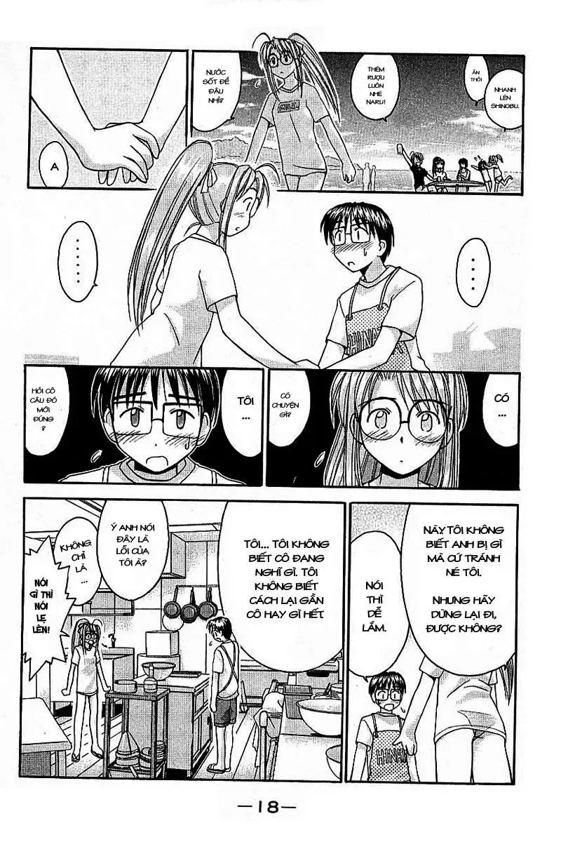 Love Hina Chapter 34 - Trang 18