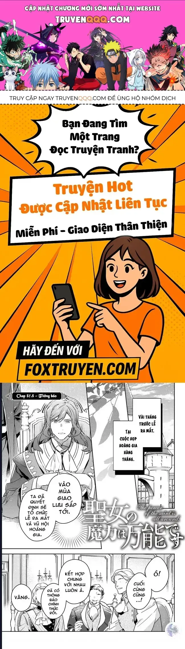 Ma Pháp Toàn Năng Của Thánh Nữ Chapter 37.5 - Trang 2