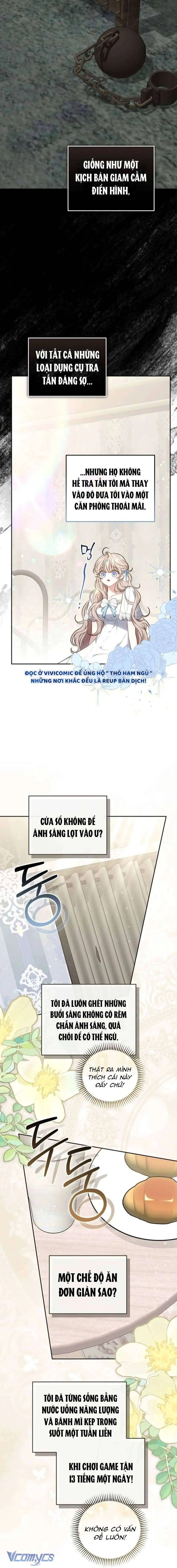 Mặc Dù Thích Ở Nhà Nhưng Tôi Lại Xuyên Vào Thể Loại Giam Cầm Đen Tối Chapter 2 - Trang 13