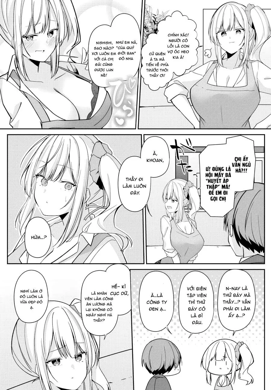 Madogiwa Henshuu To Baka Ni Sareta Ore Ga, Futago Jk To Doukyo Suru Koto Ni Natta Chapter 2.1 - Trang 9