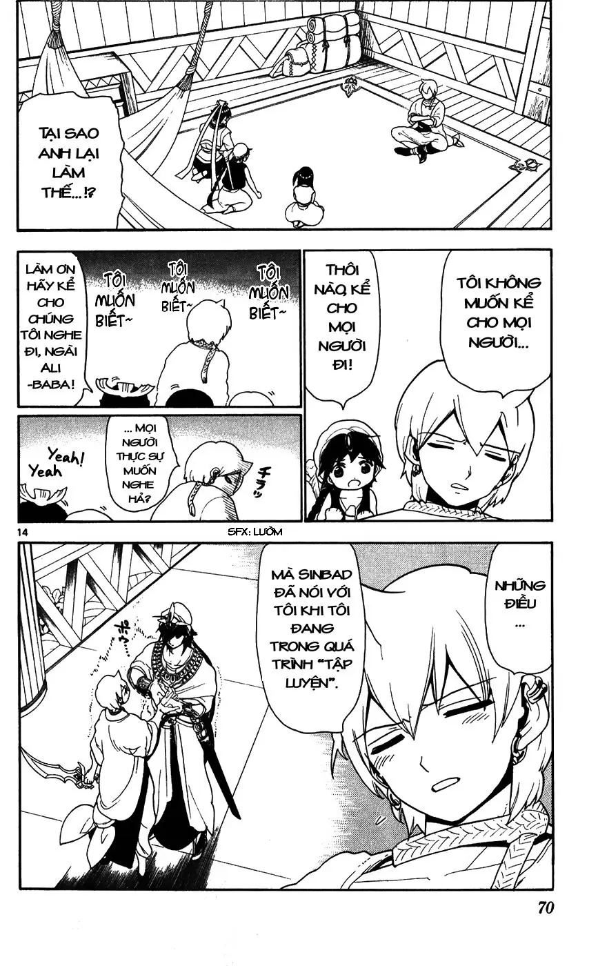 Magi: Bậc Thầy Pháp Thuật Chapter 122 - Trang 14