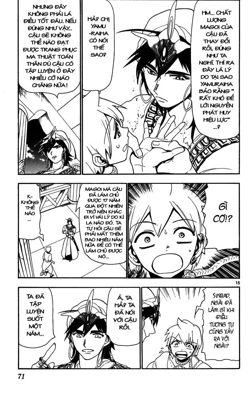 Magi: Bậc Thầy Pháp Thuật Chapter 122 - Trang 15