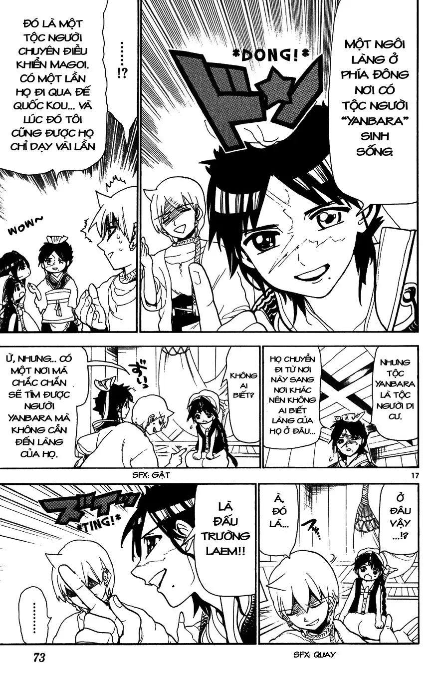 Magi: Bậc Thầy Pháp Thuật Chapter 122 - Trang 17