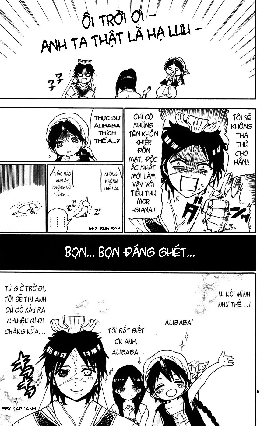 Magi: Bậc Thầy Pháp Thuật Chapter 122 - Trang 9