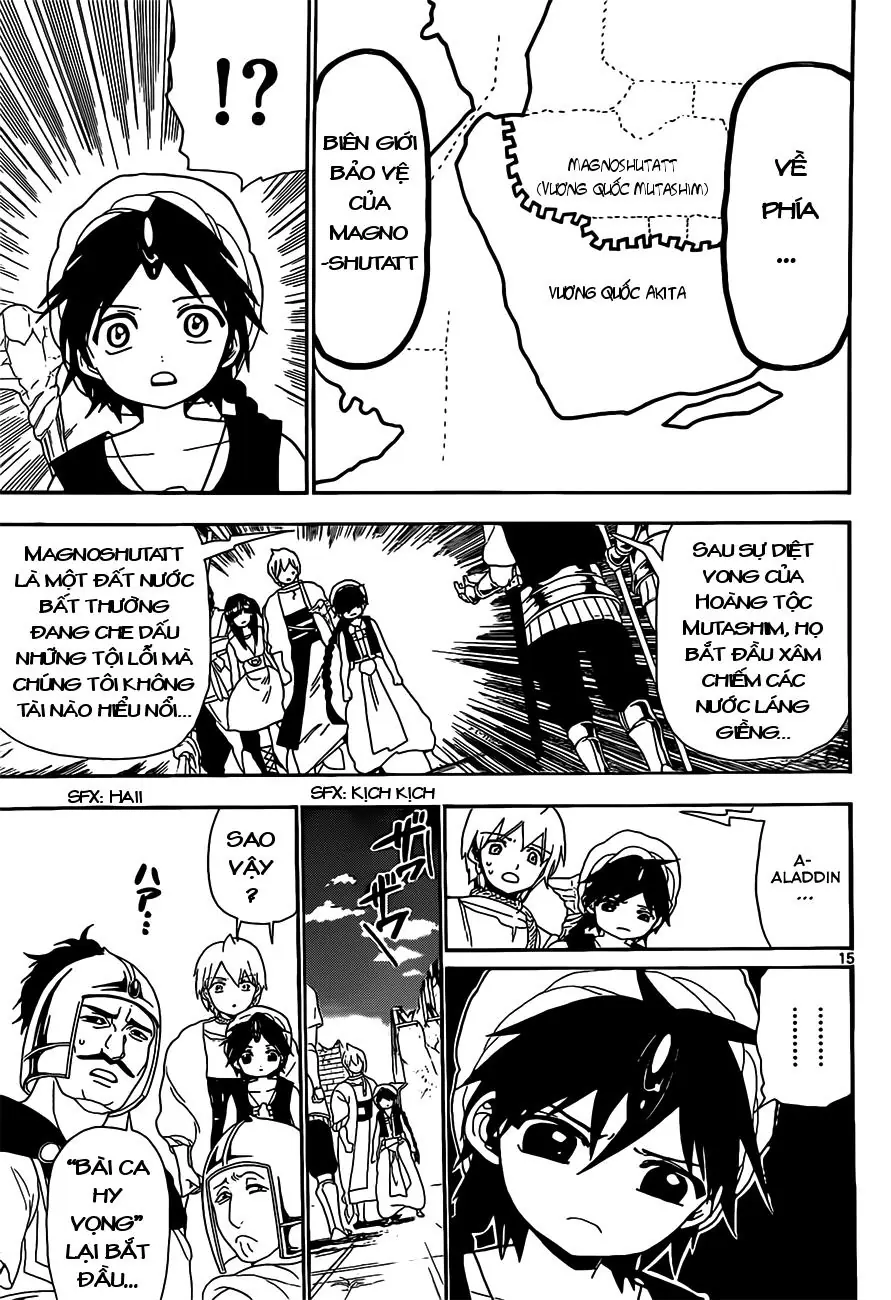 Magi: Bậc Thầy Pháp Thuật Chapter 124 - Trang 16