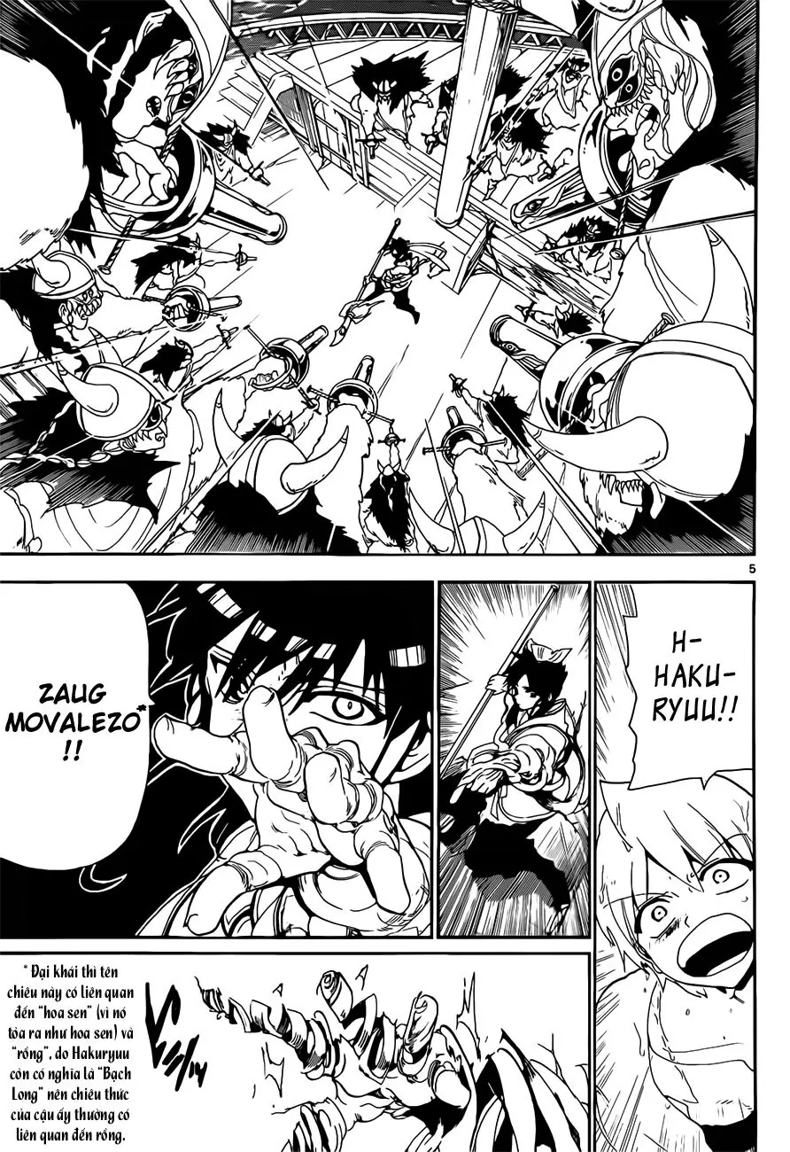 Magi: Bậc Thầy Pháp Thuật Chapter 124 - Trang 6