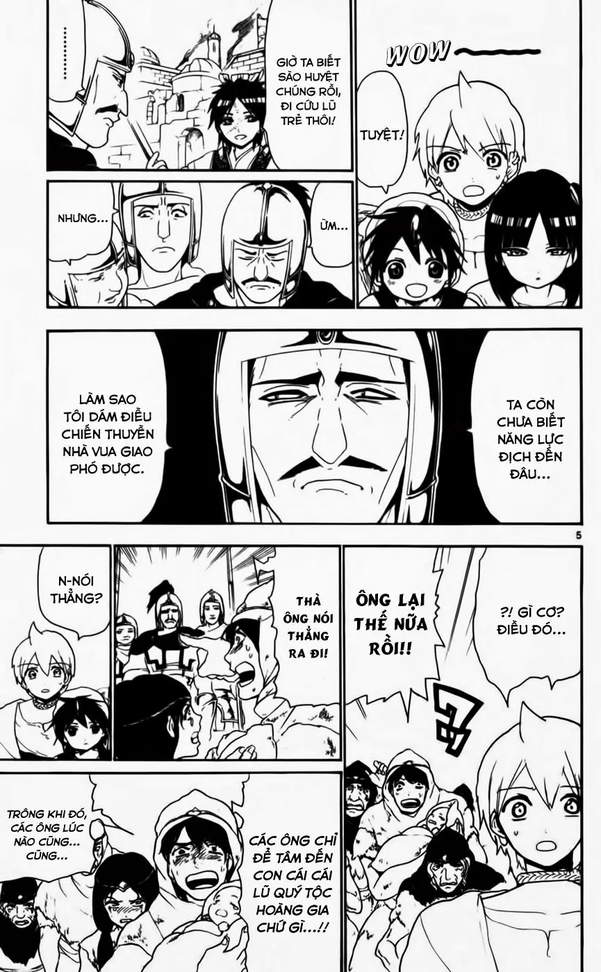 Magi: Bậc Thầy Pháp Thuật Chapter 125 - Trang 5