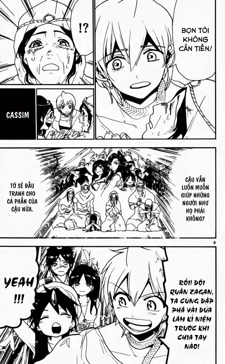Magi: Bậc Thầy Pháp Thuật Chapter 125 - Trang 9