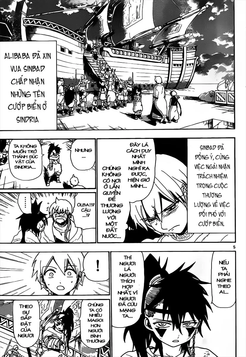 Magi: Bậc Thầy Pháp Thuật Chapter 133 - Trang 5