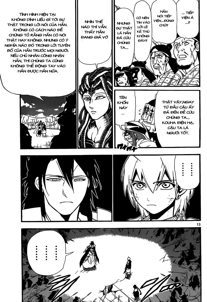Magi: Bậc Thầy Pháp Thuật Chapter 186 - Trang 13
