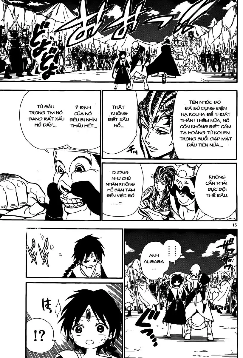 Magi: Bậc Thầy Pháp Thuật Chapter 186 - Trang 15