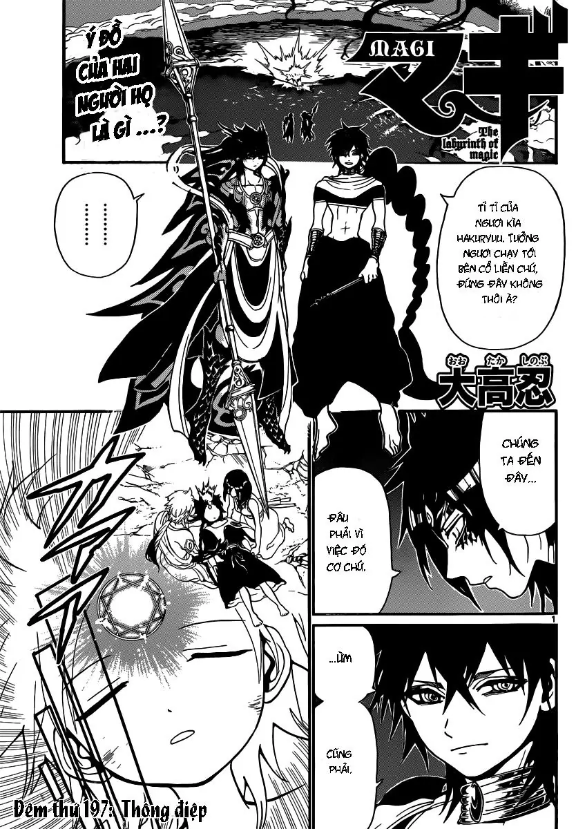 Magi: Bậc Thầy Pháp Thuật Chapter 197 - Trang 4