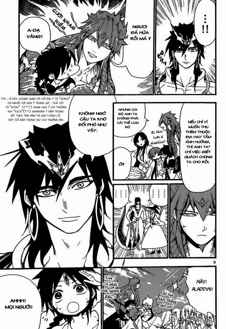 Magi: Bậc Thầy Pháp Thuật Chapter 198 - Trang 11