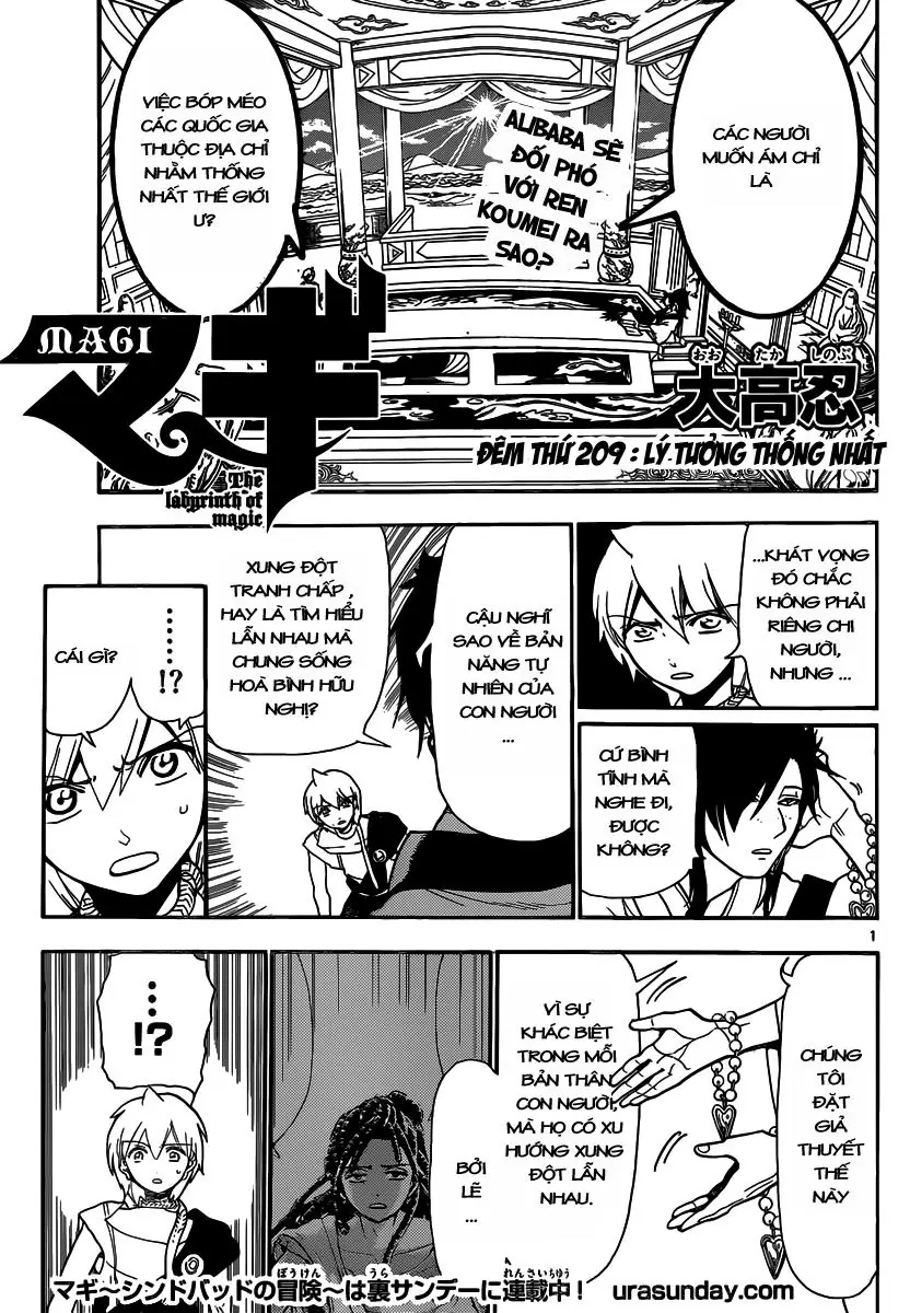 Magi: Bậc Thầy Pháp Thuật Chapter 209 - Trang 3