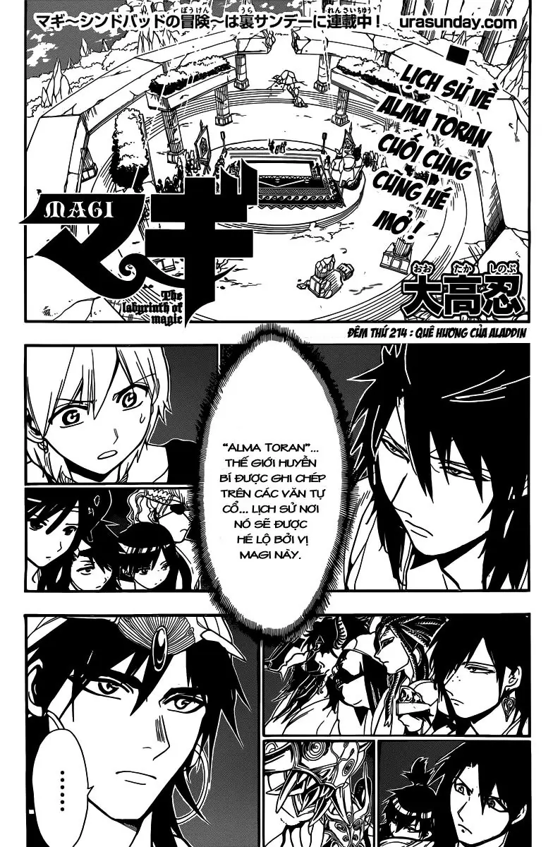 Magi: Bậc Thầy Pháp Thuật Chapter 214 - Trang 3