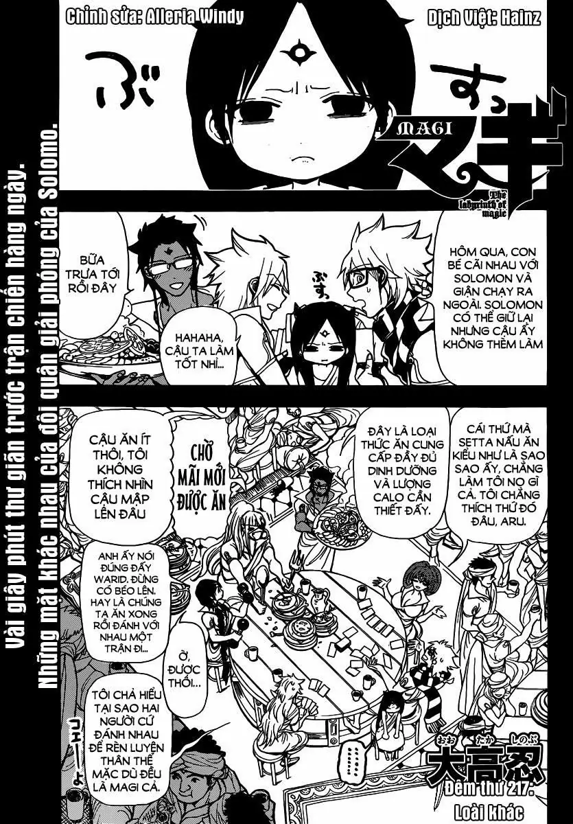 Magi: Bậc Thầy Pháp Thuật Chapter 217 - Trang 4