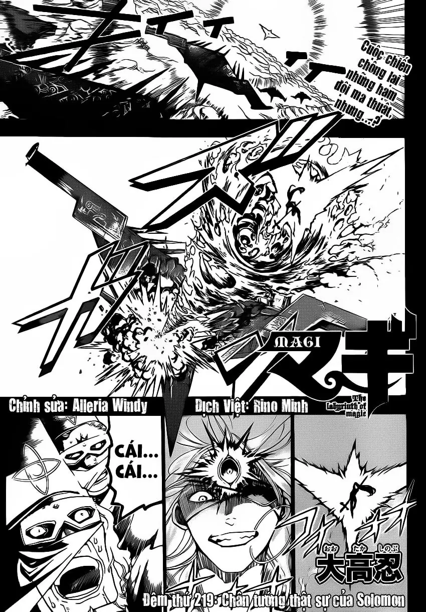 Magi: Bậc Thầy Pháp Thuật Chapter 219 - Trang 6