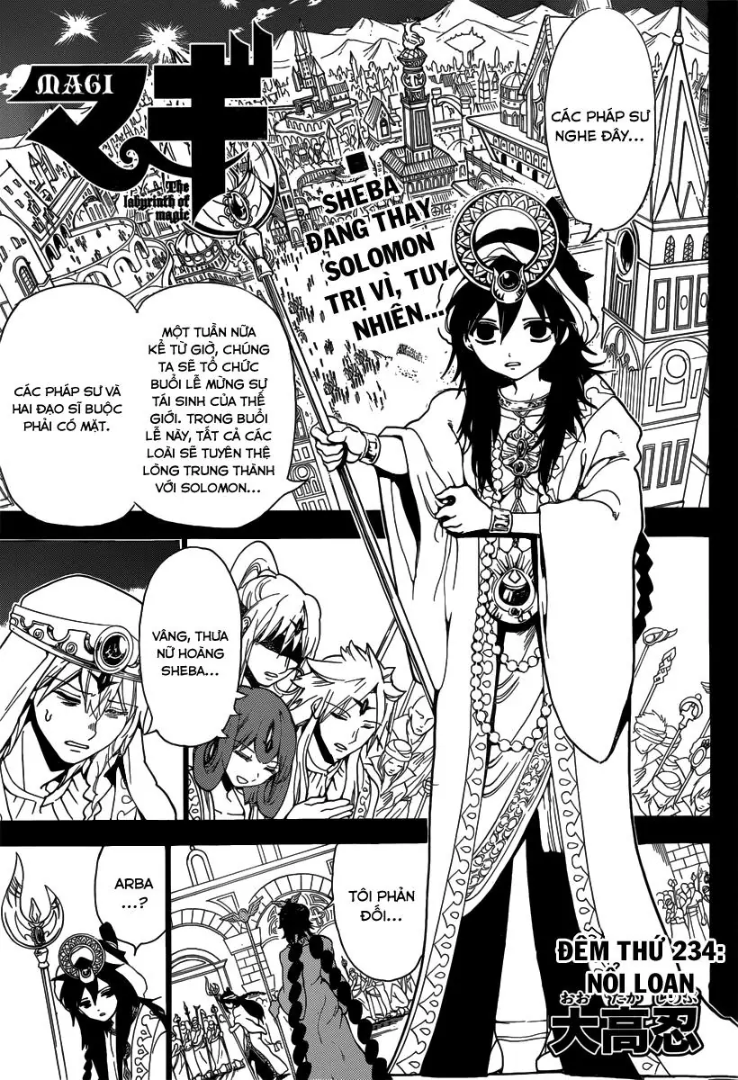 Magi: Bậc Thầy Pháp Thuật Chapter 234 - Trang 5