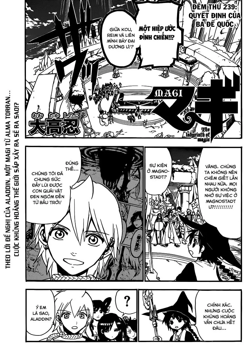 Magi: Bậc Thầy Pháp Thuật Chapter 239 - Trang 5