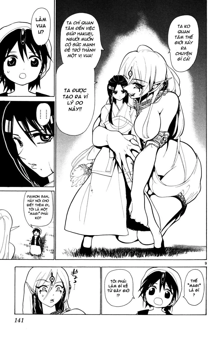 Magi: Bậc Thầy Pháp Thuật Chapter 25 - Trang 9