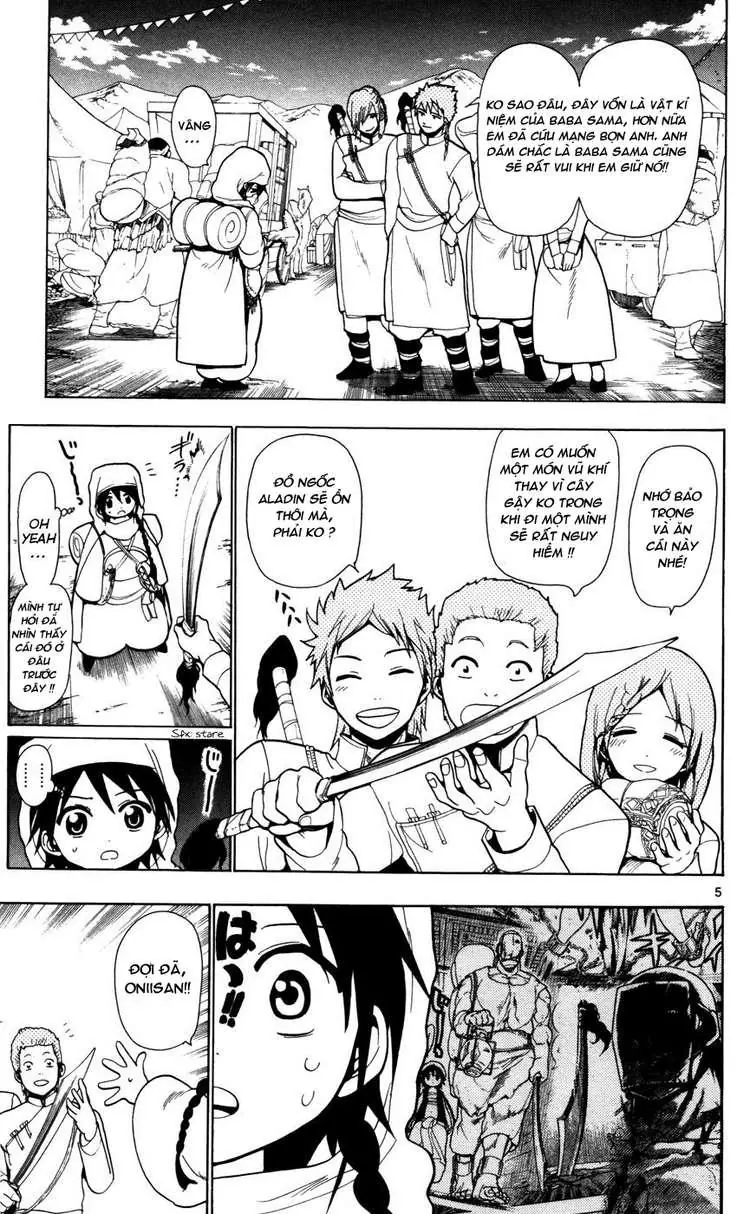 Magi: Bậc Thầy Pháp Thuật Chapter 26 - Trang 5