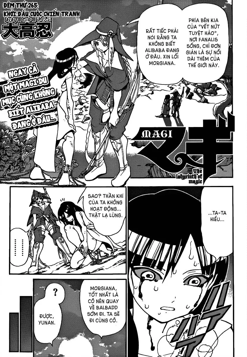 Magi: Bậc Thầy Pháp Thuật Chapter 265 - Trang 4
