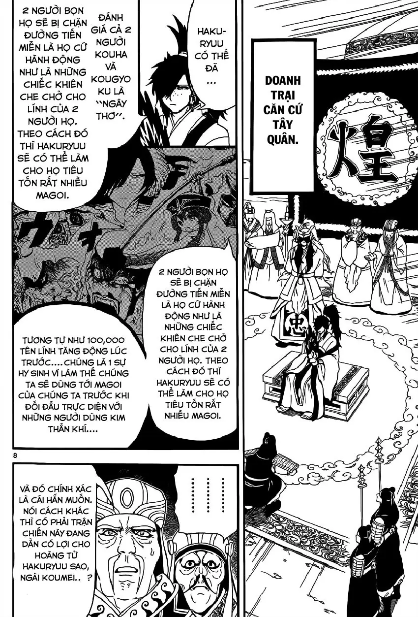 Magi: Bậc Thầy Pháp Thuật Chapter 272 - Trang 8