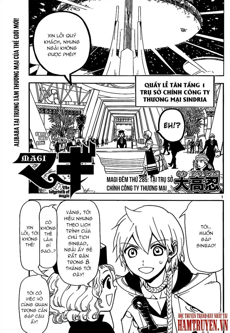 Magi: Bậc Thầy Pháp Thuật Chapter 285 - Trang 3