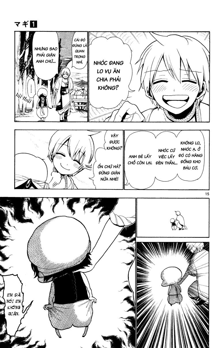 Magi: Bậc Thầy Pháp Thuật Chapter 3 - Trang 13