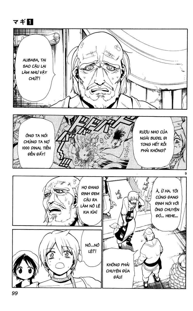 Magi: Bậc Thầy Pháp Thuật Chapter 3 - Trang 7