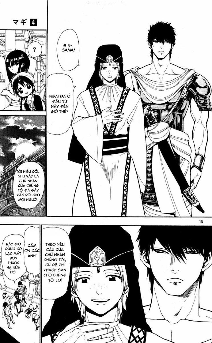 Magi: Bậc Thầy Pháp Thuật Chapter 32 - Trang 16