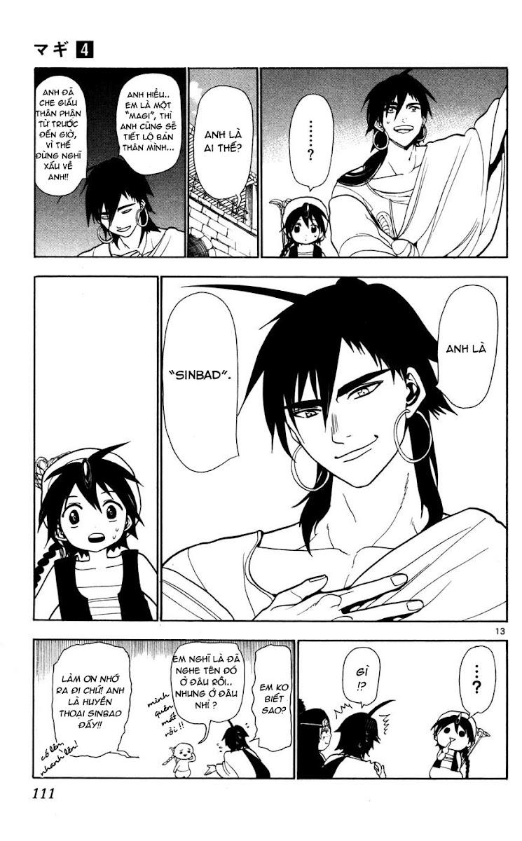 Magi: Bậc Thầy Pháp Thuật Chapter 33 - Trang 14