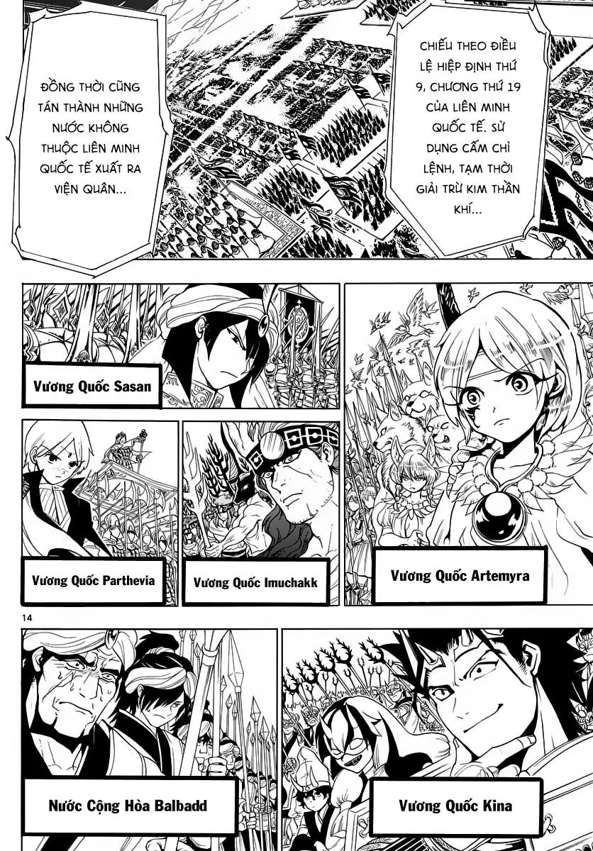 Magi: Bậc Thầy Pháp Thuật Chapter 357 - Trang 14