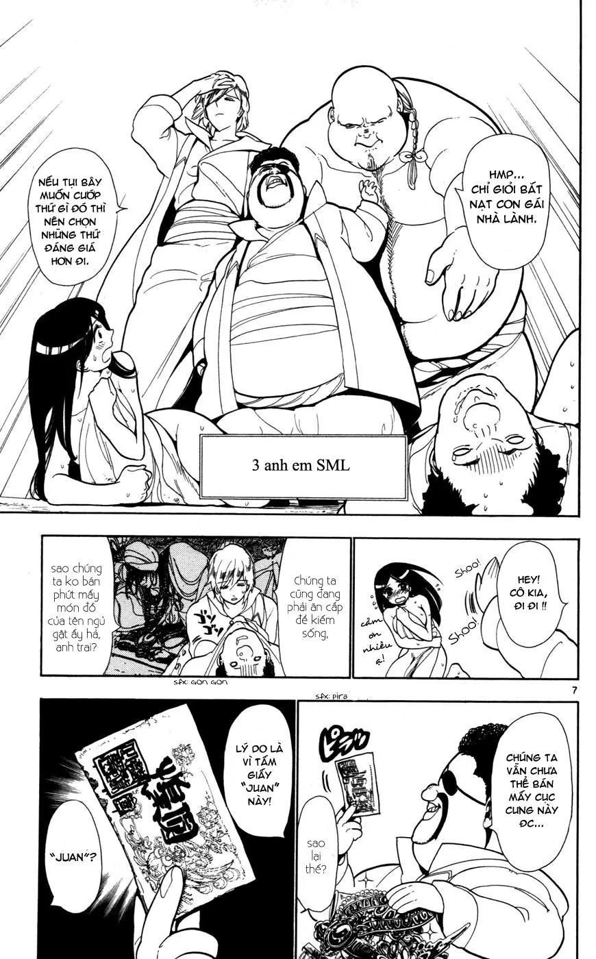 Magi: Bậc Thầy Pháp Thuật Chapter 36 - Trang 7